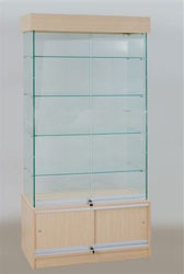 Frameless Display with Base
