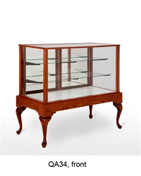 Queen Square 4ft Full Vision Display Case
