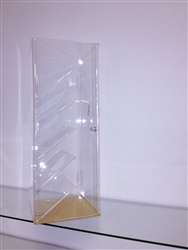 Acrylic Five Slanted Shelf Display Case