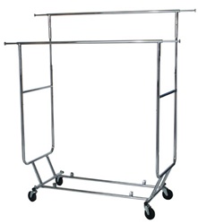 Collapsible Double Rolling Rack
